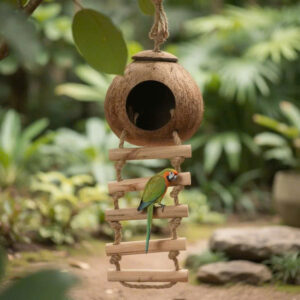 coconut shell bird net