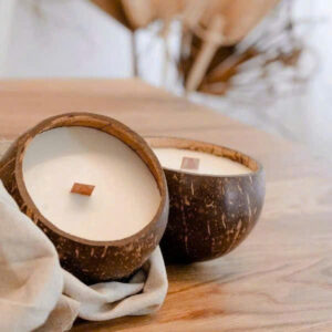 coconut candle bowl